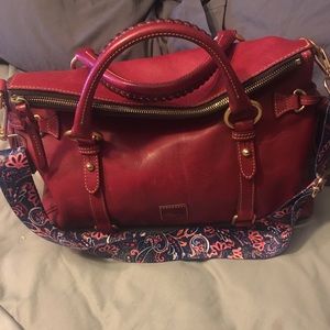 Dooney Reddish Medium Satchel